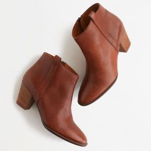 Madewell Brown Billie Booties